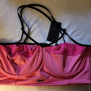 Reebok Cardi B Bralette Athletic Top XL